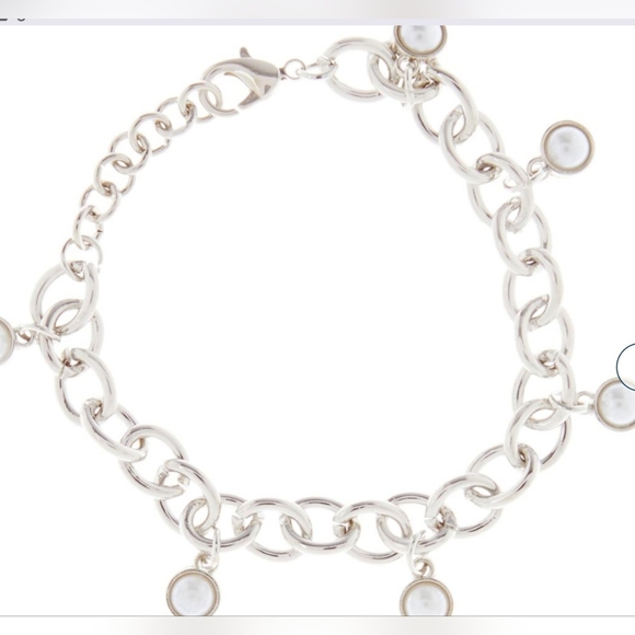 Kessaris 2-piece Watch and Faux Pearl Bracelet Set - Picture 3 of 5